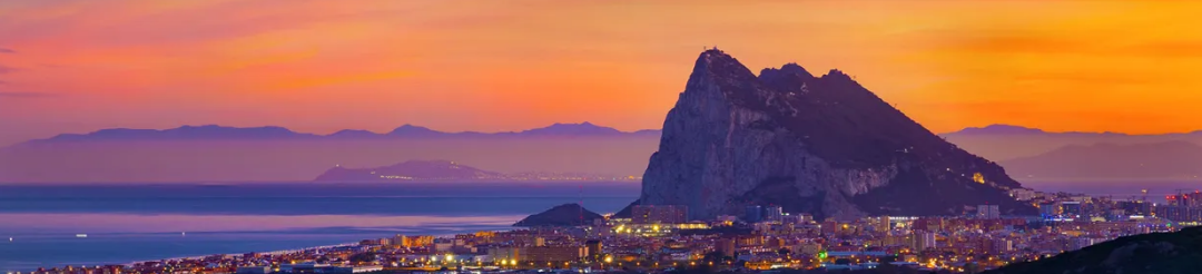 Flugroute Gibraltar