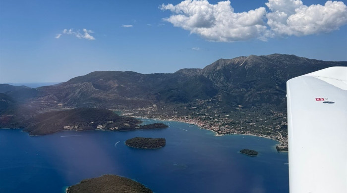 Flugroute Kefalonia
